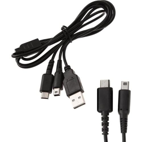1.2m Game Data Sync Charge Charing USB Power Cable Cord Charger Cables For Nintendo 3DS DSi NDSI lithium battery