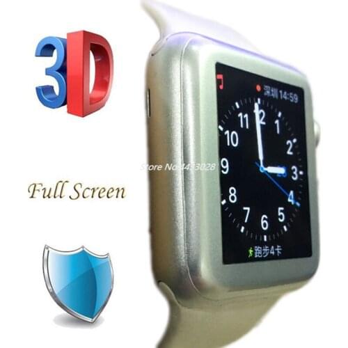 3D Soft Edge Full Glue Tempered Glass For Apple Watch 38 42 40 44 mm Full Cover Screen Protector For Watch 4 Series Film Glass