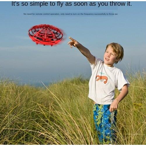 Five-sensor interactive mini drone induction quadcopter UFO gesture sensing aircraft