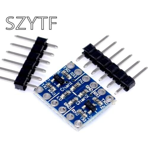 5PCS 2 Channel IIC I2C Logic Level Converter Bi-Directional Module 5V to 3.3V