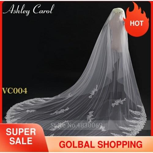 Ashley Carol Wedding Lace Veils
