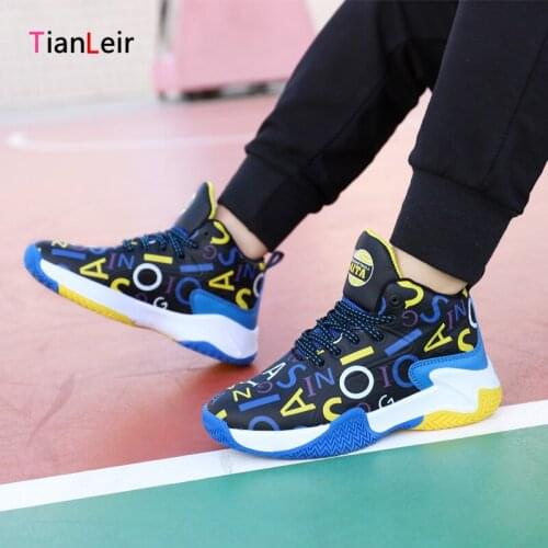 High Quality Children Basketball Shoes Boys Sneakers Non-slip New Kids Shoes School Shoes For Boys Basket Chaussure Enfant