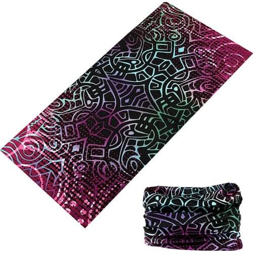 Buffe Brand Bandana Motorcycle Scarf Cycling Head Scarf Custom Seamless Bandanas Motorcycle Neck Gaiter Tubular Kerchief Hijab