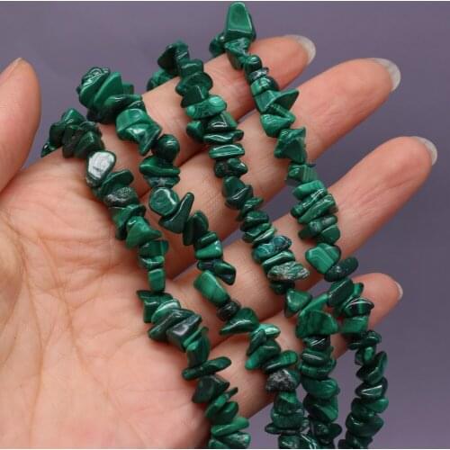 Natural Stone Beads irregularly Shaped Malachite Gravel Loose Spacer Beaded For Jewelry Making DIY Bracelet Necklace Accessories