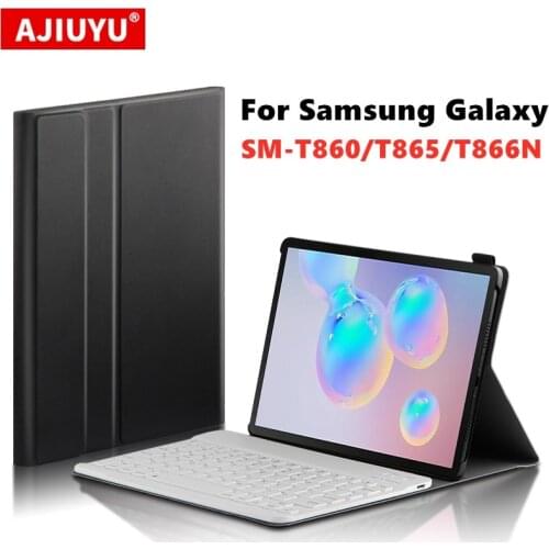 Case For Samsung Galaxy Tab S6 10.5" SM-T860 SM-T865 SM-T866N Bluetooth keyboard Protective Cover PU Leather Tablet Cover case