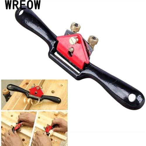 Tools For Carpentry 9Inch HSS Hand Planer Woodworking Cutting Edge Planer Screw Shave Double Nuts Straight Carpentry Hand Tool