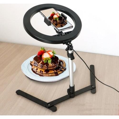 Ring Lamp with Tripod for Smartphone with Light Led Ring Light with Stand Ringlight for YouTube Vedio Streaming Photographic