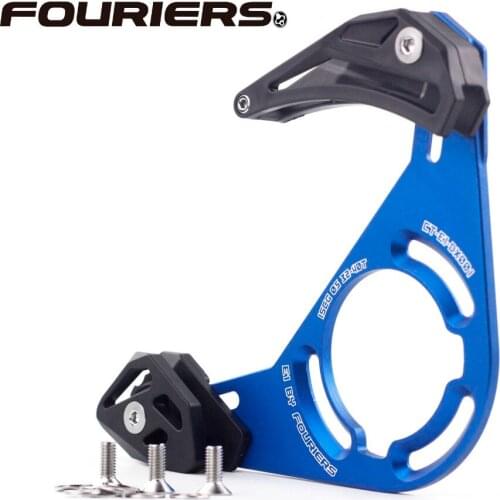 Fouriers Chain Guide CNC Alloy 6061-T6 Series Chain Protector Bash Guard ISCG ISCG-05 32T 40T ( Black Blue Red )