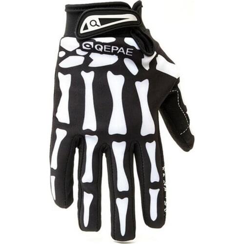 A Pair Breathable Full Finger Racing Motorcycle Gloves Quality Stylishly Decorated Antiskid Wearable Gloves Cycling Accessories