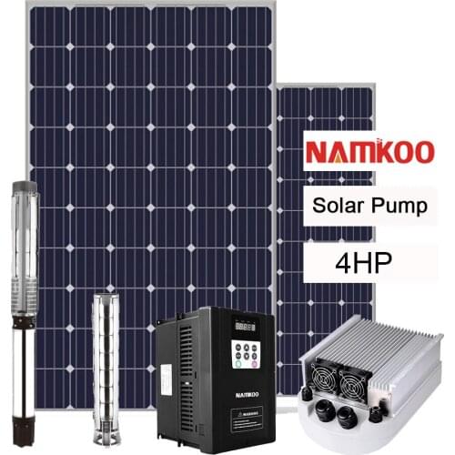 Namkoo high head submersible 300 meter deep well solar water pump