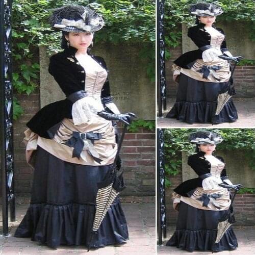On sale SC-1184 Victorian Gothic/Civil War Southern Belle Ball Gown Dress Halloween Theater Edwardian dresses Sz US 6-26 XS-6XL