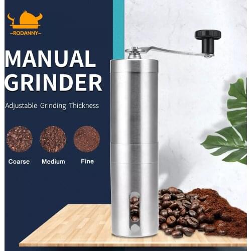 Rodanny Upgrade chestnut C2 manual coffee grinder portable handheld high quality Mini grinder