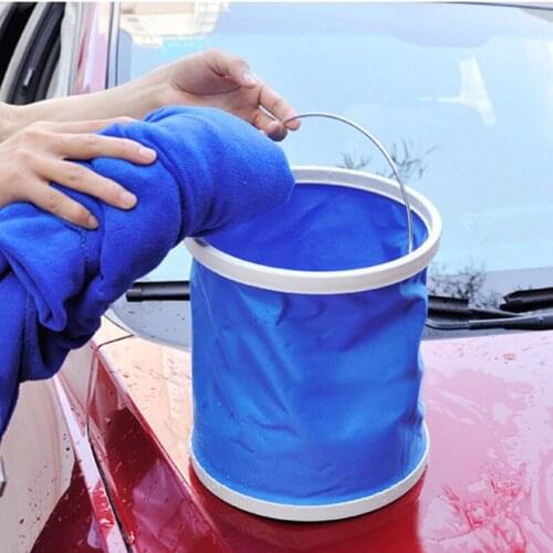 Foldable car wash fishing bathroom kitchen bucket 13L for Jeep Grand Cherokee/Compass/Commander/Wrangler/Rubicon/SAHALA