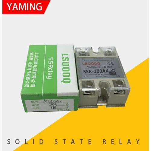 SSR-100AA (Welding Type) Single-phase Solid State Relay AC Control AC 100A 380V