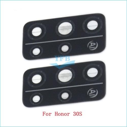 Rear Back Camera Glass Lens Cover with sticker Adhesive For Huawei Honor 30 Honor 30S Honor 30 Pro replacement Parts