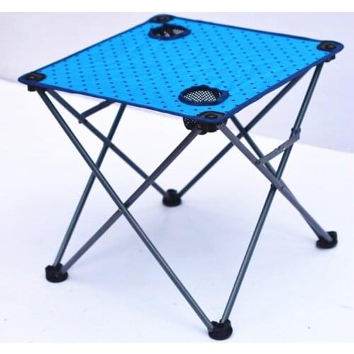 NewOutdoor Table Folding Mini Cloth Camping Table Picnic Barbecue Portable Folding Beach Table Leisure Self-driving Small Tables
