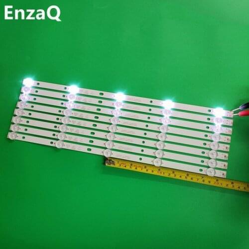 8pieces/lot LED Backlight Strip For 43PFT4002 43DL4012N 43HFF5952 L43E6800 K430WDK3 K430WDC1 A1 A3 4708-K43WDC-A3113N11 A1113N11
