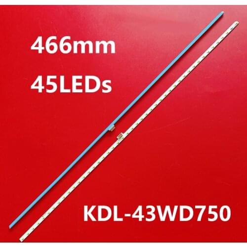 2pcs LED backilight strip LB43012 V0 V1_00 T430HVF03.1 for TV SONY KDL-43WD750 KDL-43WD752 KDL-43WD751 KDL-43WD756 KDL-43WD755