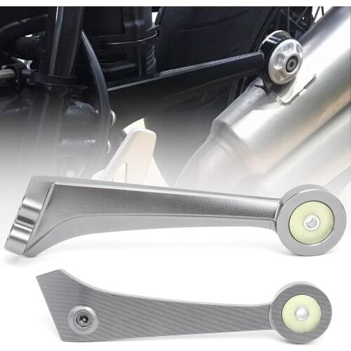 Titanium Aluminum CNC Exhaust Muffler Pipe Bracket Mount Holder Muffler Hanger For BMW RNineT R9T 14-Up Motorcycle Accessories