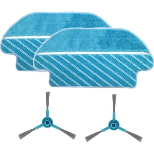 For ecotec Conga 3290 3490 3690Vacuum CleanerC HEPA Filter side Brush Mop Pads Cloth Spare Parts Side brush Proscenic m7