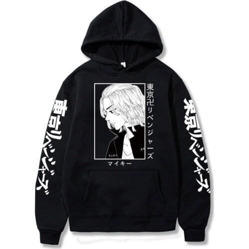 Tokyo Revengers Essentials Hoodies Anime Manjiro Sano Figure Hanagaki Costume for Women Men Sportswear Cosplay Clothes