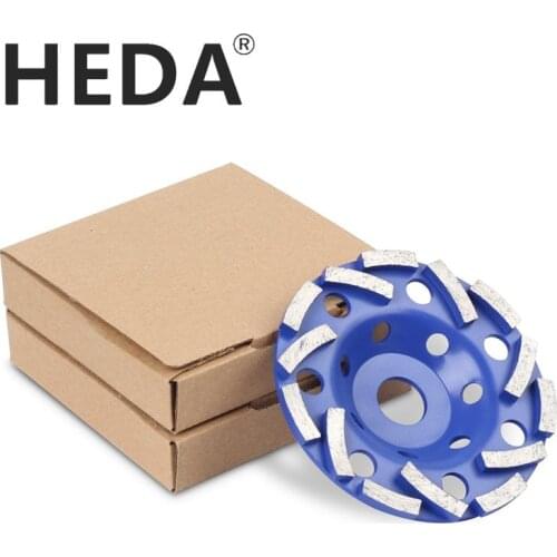 HEDA 125mm Angle Grinder Diamond Grinding Cup DIsc Bowl Wheel For Polishing Stone Marble Granite Masonry Abrasives Tool
