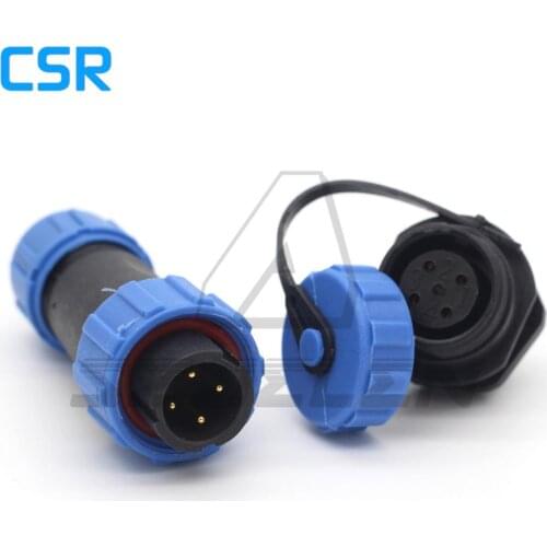 SP13 Waterproof Connector 4pin, IP68, electrical connectors automotive, 4 pin Male and female connectors