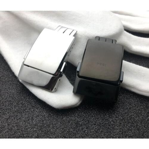 Brand quality Thick Stainess Steel Buckle for Breitling Watchband 20*20mm Polishing Double Click Clasp Men Watch strap tools