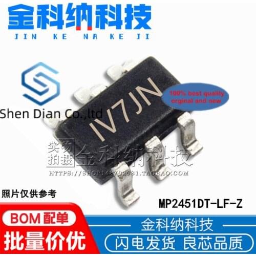 10pcs 100% orginal new in stock MP2451DT-LF-Z MP2451 SOT23-6 silk screen at the beginning of IV7
