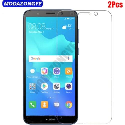 2Pcs Tempered Glass For Huawei Y5 Lite 2018 Screen Protector Huawei Y5 Lite 2018 DRA-LX5 DRA LX5 Y5Lite Y 5 Lite 2018 Glass Film