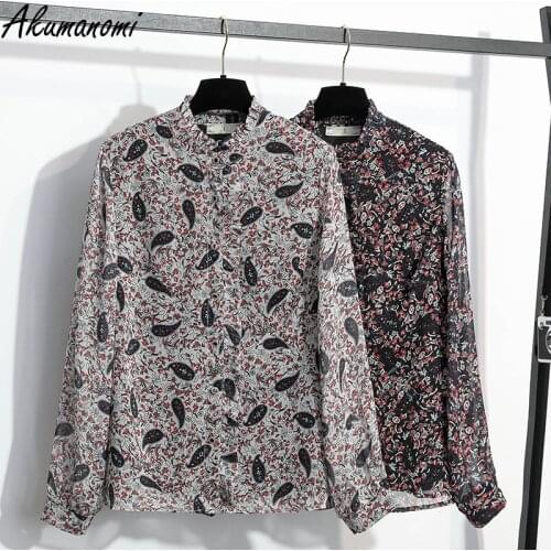 AKUMANOMI Womens Chiffon Blouses