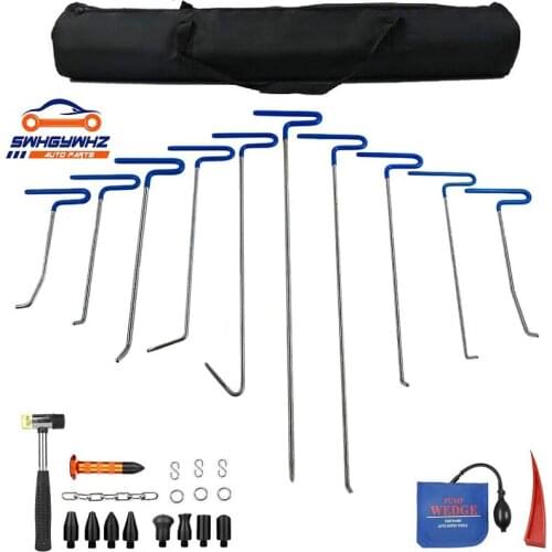 Car Paintless Dent Repair B Style Rod Tools Paintless Dent Repair Kits for Auto Body Car Hail Damage Door Dings Repair