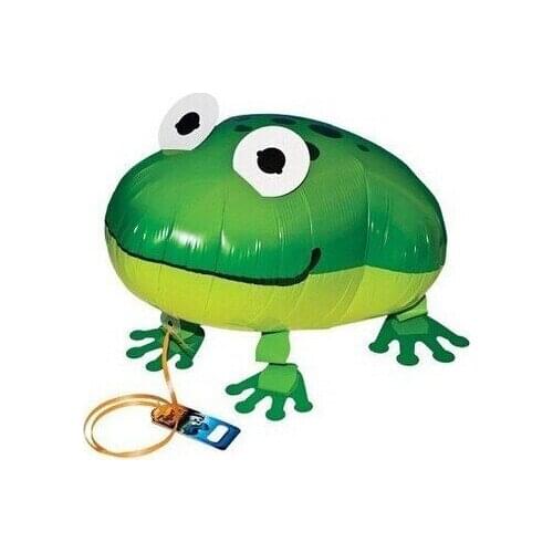 Free Shipping wholesales 50pc/lot 54*41cm Frog walking balloons, Foil balloons, animal balloon birthday party decoration