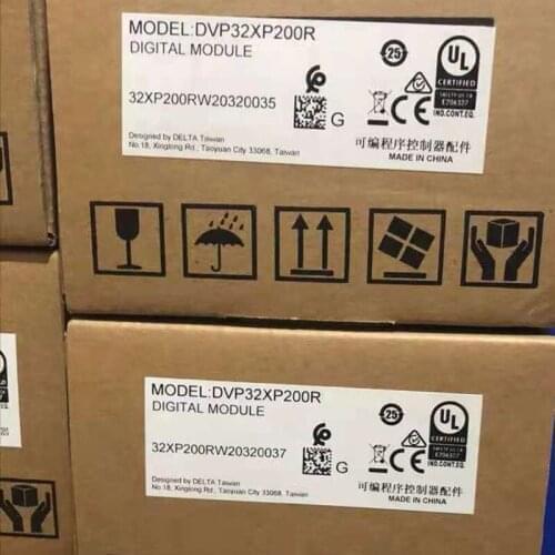 Delta Original DVP32XP200T PLC Digital Module ES2 Series 100-240VAC 16DI 16DO Transistor Output