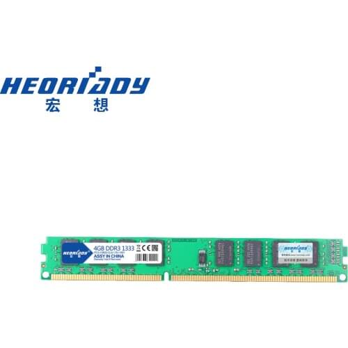 HEORIADY DDR3 4GB Memory 1333MHz 240pin 1.5V Desktop ram dimm 775 socket motherboard ddr3 buy direct from china