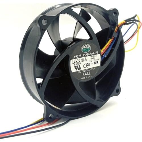 Cooler 9225 12V Computer CPU Cooling Wind Fan A9225-35AB-6AA-PL 9cm Circular Silent Fan
