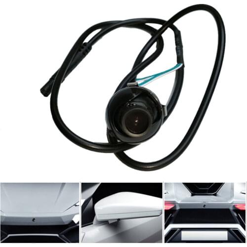 Best selling 170 degree wide angle night vision 360 degree 18.5mm drilling CCD car rear view camera reversing backup
