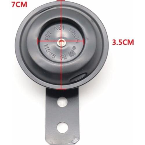 Motorcycle universal electric horn12V, 1.5A, 105dB waterproof round horn,moped for YAMAHA Tracer 900 motorcycle