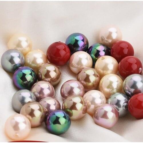Real Natural Seawater Pearl High-end Jewelry DIY Pearl Not Plastic, Not ABS, Not Glass Halloween Decoration Unicorn Party
