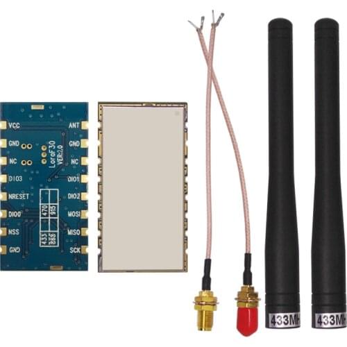New 2pcs/lot Lora1278F30 - 30dBm sx1278 LORA Module small size 6Km to 8Km 433MHz high power 1W long range RF transceiver