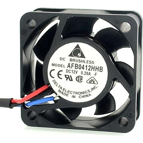 Delta The new AFB0412HHB 4cm 40mm 12V 0.20A three wire speed durable ball bearing cooling fan 40 * 40 * 15mm