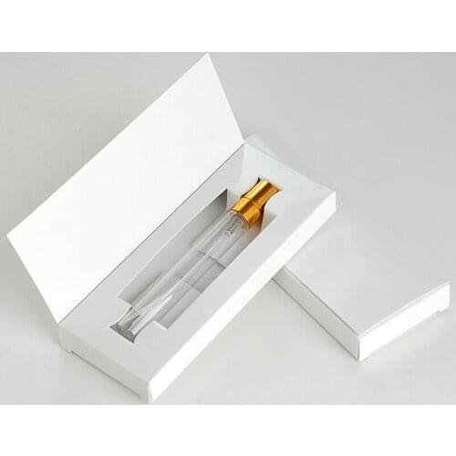 Wholesale 1000pcs 10 ML Portable Refillable Perfume Bottle With Packaging Paper Boxes Include Print LOGO new