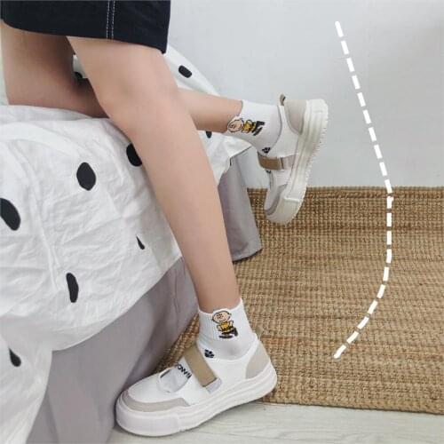 Korea Simple Canvas Shoes Ulzzang Harajuku Wild Thick Soled Muffin Student Casual Canvas Shoes Womens Tide Sneakers Shoes