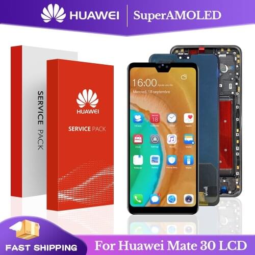 Super AMOLED For Huawei Mate 30 TAS-L09 TAS-L29 LCD Display Touch Screen Digitizer Assembly For Huawei Mate 30 LCD TAS-TL00 AL00