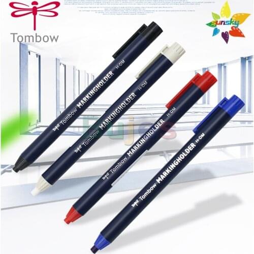 Tombow H-DM,pencil Marking holder 4.4mm Choose from 4 Colors,White,Indigo,Red,Black,H-DM01,H-DM15,H-DM25,H-DM33,Art supplies
