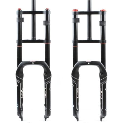 20''*4.0'' 20*135MM Fat fork Snow beach bike fat fork shoulder OIL AIR fork magnesium alloy Legs bicycle fork parts