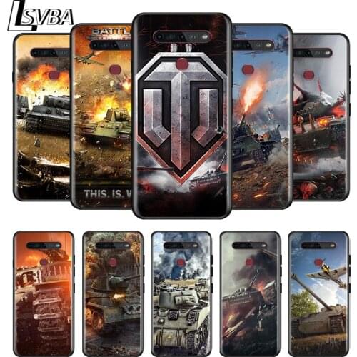 World Of Tanks For LG G8 V30 V35 V40 V50 V60 Q60 K40S K50S K41S K51S K61 K71 K22 K31 K42 K92 ThinQ Black Soft Phone Case