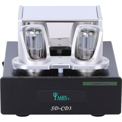YAQIN SD-CD3 6N8P Vacuum Tube Signal Sound Effect upgrade Hi-End Buffer Processor for CD player