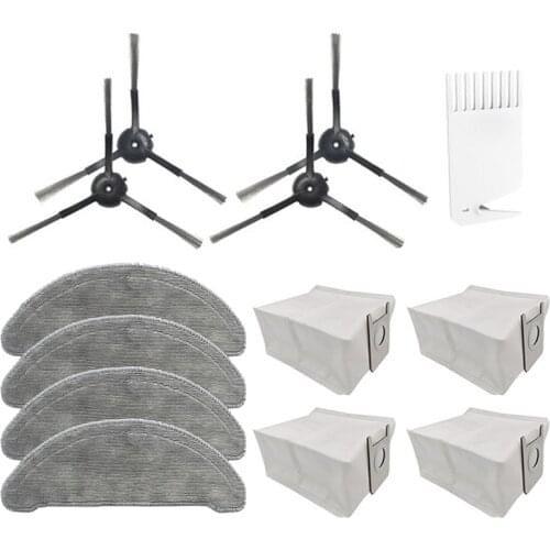 For ROIDMI EVE Plus Vacuum Cleaner Parts Dust Bag Repetitive Wipes Side Brush Replaceable Accessories