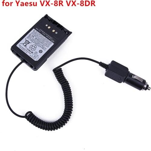 Battery Eliminator Charger VX-8R Car Charger SBR-14LI Battery Eliminator DC12V VX-8GR FT-1DR FT1XD FT-2DR FNB-102LI FNB-101Li